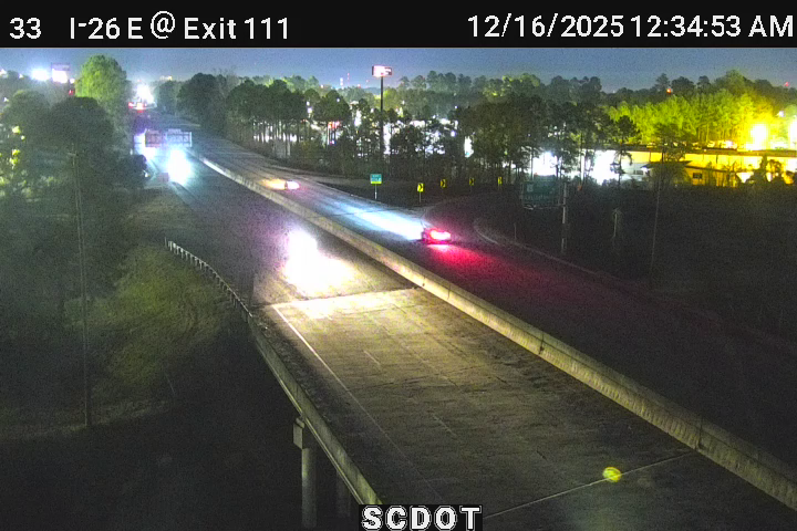 Westwood: I-26 E @ MM 111 (US 1)