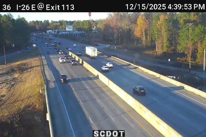 Cayce: I-26 E @ MM 113 (SC 302)