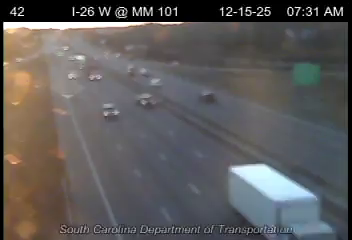 Irmo: I-26 W @ MM 101