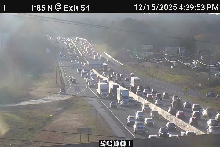 Batesville: I-85 N @ MM 54 (Pelham Rd)