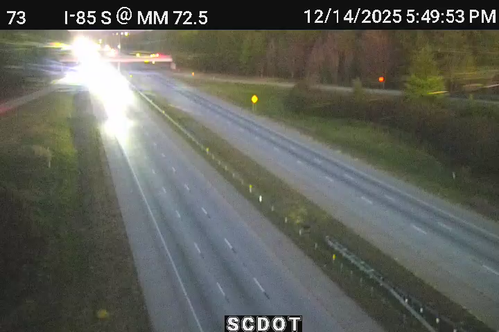 Sherman Park: I-85 S @ MM 72.5