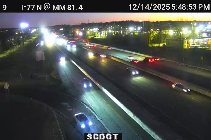 Rock Hill: I-77 N @ MM 81.4 (Cherry Rd)