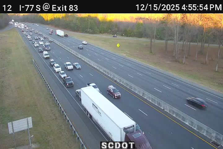 Fort Mill: I-77 S @ MM 83.3