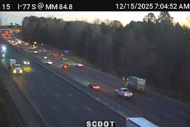 Riverview: I-77 S @ MM 84.8 (Entrance to Weigh Station)