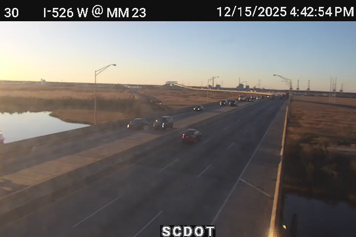 Yellow House Landing: I-526 W @ MM 23 (Clements Ferry Road)