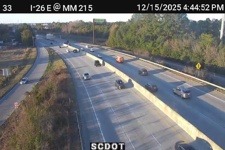 North Charleston: I-26 E @ MM 215 (Dorchester Rd)