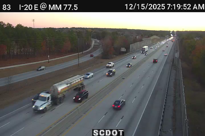 Williamsburg East: I-20 E @ MM 77.5