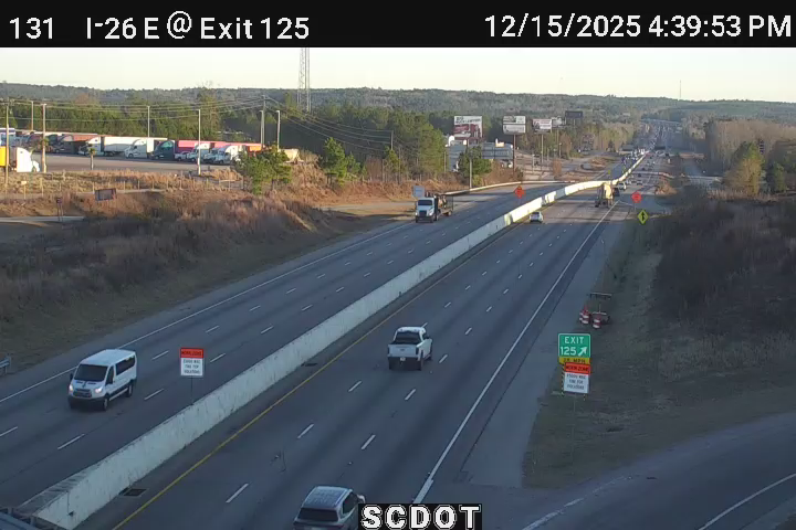Enos: I-26 E @ MM 125