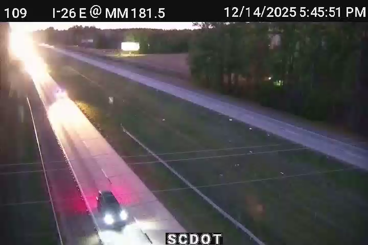 Harleyville: I-26 E @ MM 181.5