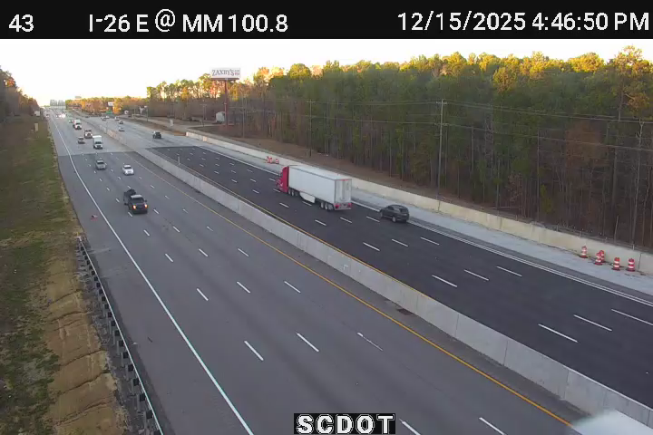 Irmo: I-26 E @ MM 100.8