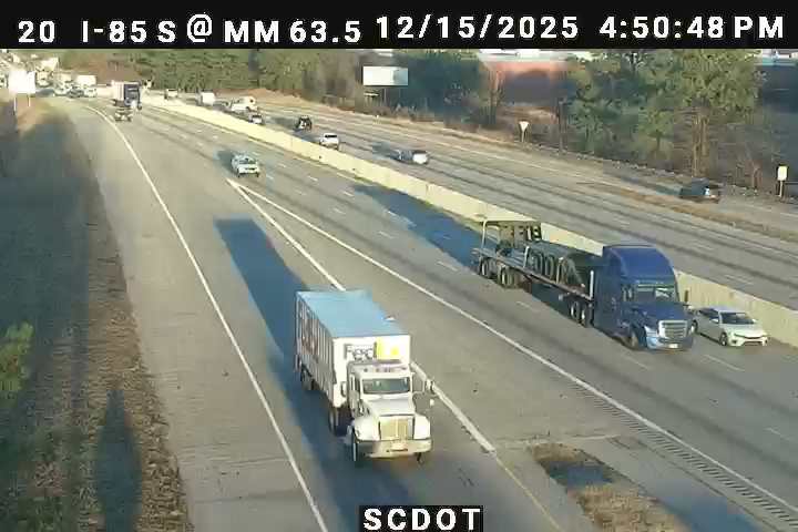 Startex: I-85 S @ MM 63.5