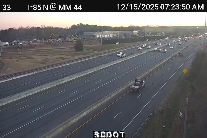West Gantt: I-85 N @ MM 44 (White Horse Rd)
