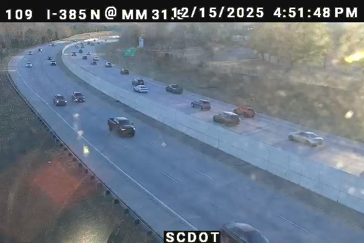 Camelot: I-385 N @ MM 31.5