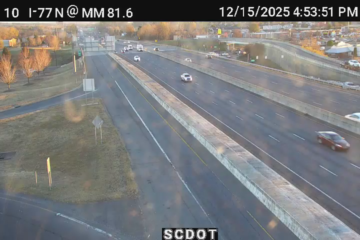 Rock Hill: I-77 N @ MM 81.6
