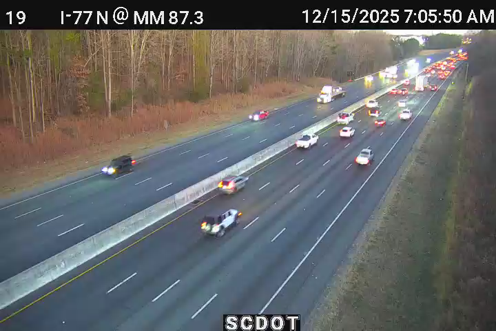 Carowood: I-77 N @ MM 87.3
