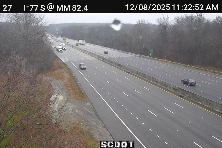 Rock Hill: I-77 S @ MM 82.4