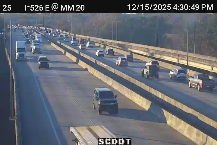 North Charleston: I-526 E @ MM 20 (Virginia Ave)