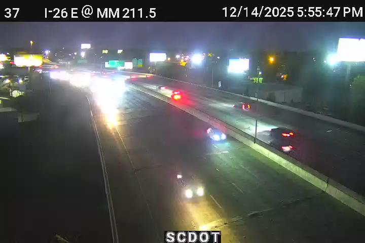 North Charleston: I-26 E @ MM 211.5