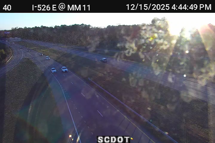 Charleston: I-526 E @ MM 11 (Ash. Rv. Rd)