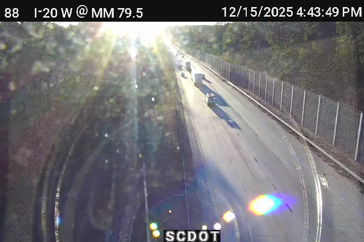 Columbia: I-20 W @ MM 79.5