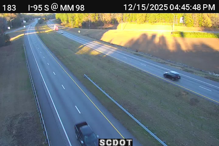 Santee: I-95 S @ MM 98 (SC 6)