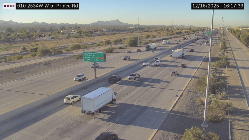 Tucson: Flowing Wells › West: I-10 WB 253.48 @N of Prince