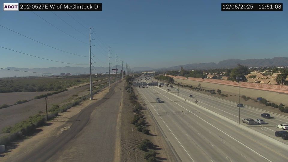 Chandler › East: L-202 EB 52.71 @W of McClintock
