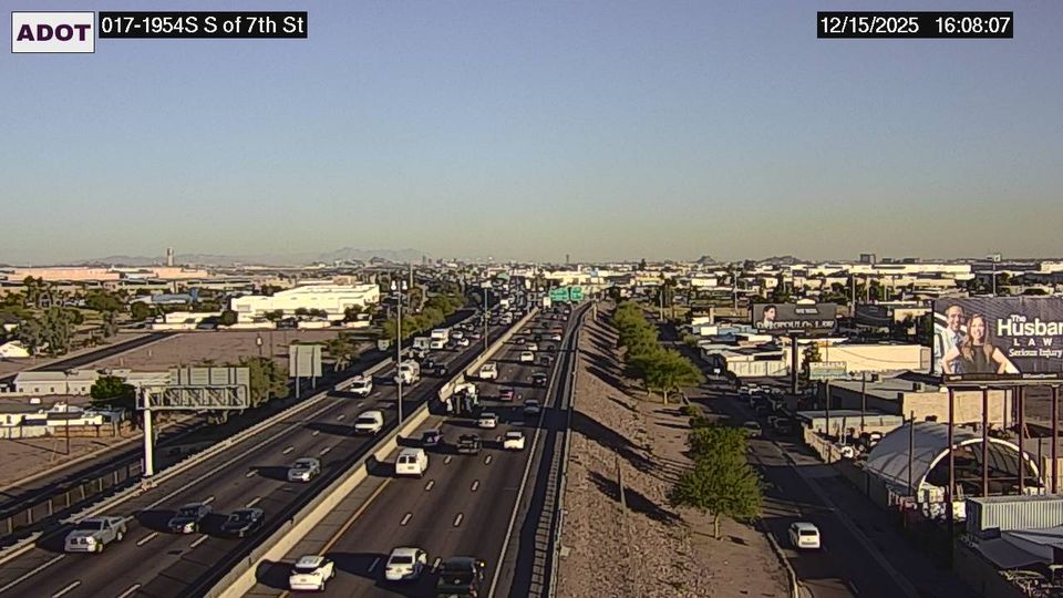 Phoenix: Central City › South: I-17 SB 195.40 @S of 7th St