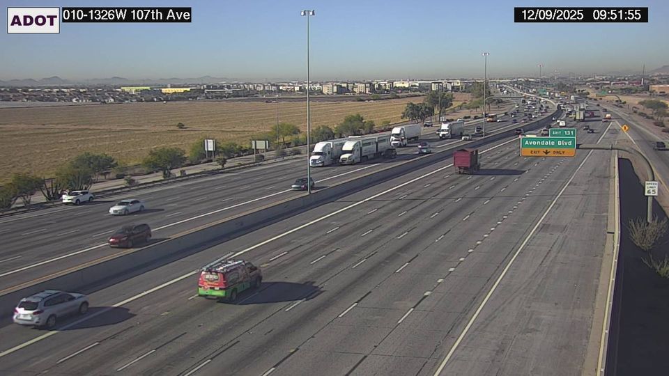 Avondale › West: I-10 WB 132.60 @107th Ave