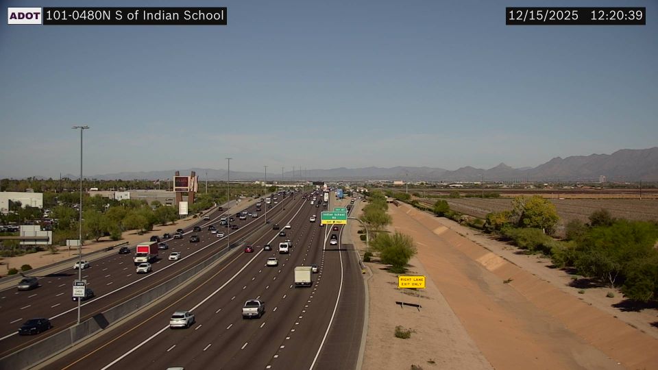 Salt River › North: I-101 NB 48.00 @S of Indian School