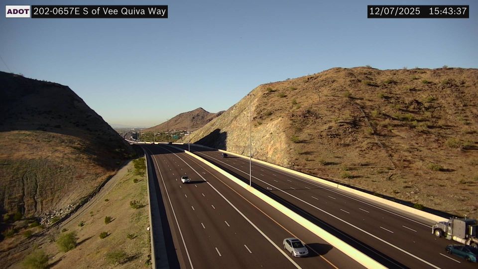 Phoenix › East: L-202 EB 65.71 @S of Ivanhoe