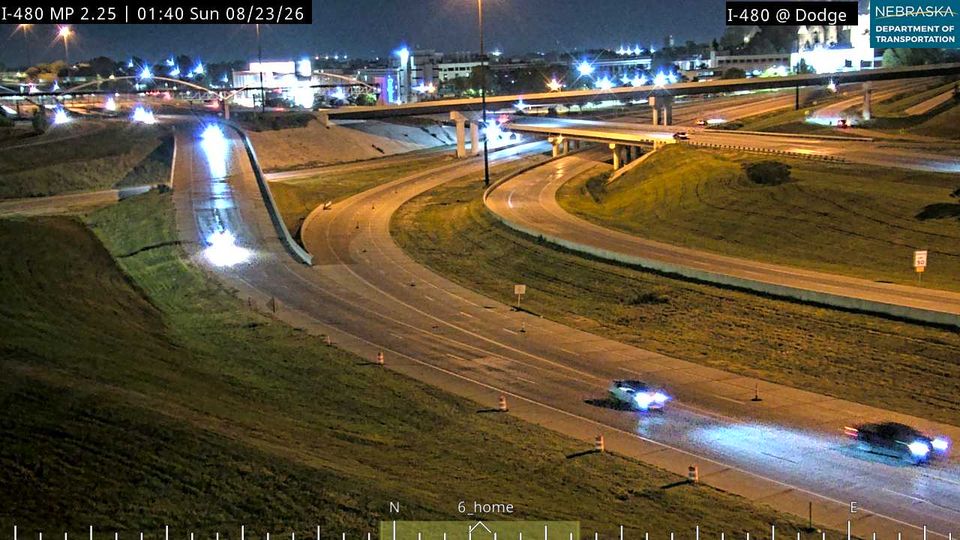 Omaha: I-480: Dodge St.: Various Views