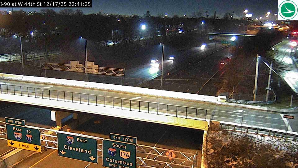 Cleveland: Detroit - Shoreway: I-90 at W 44th St
