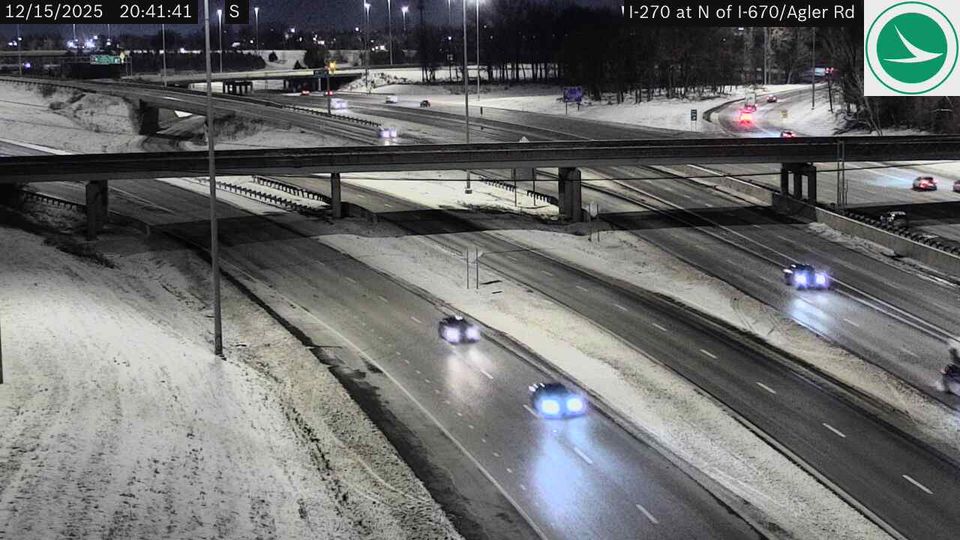 Gahanna: I-270 at N of I-670/Agler Rd