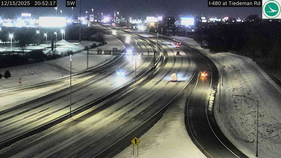Brooklyn: I-480 at Tiedeman Rd