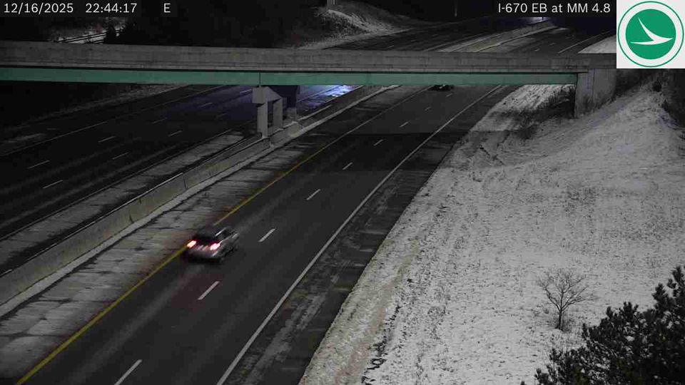 Fort Hayes: I-670 EB at MM 4.8, E of Cleveland Ave