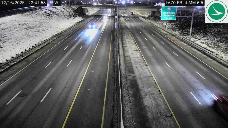 Columbus: I-670 EB at MM 6.5, E of Leonard Ave