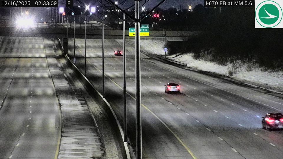 Sawyer Manor: I-670 EB at MM 5.6, W of Joyce Ave
