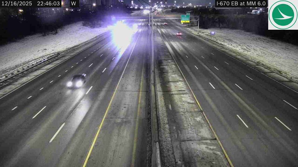 Columbus: I-670 EB at MM 6.0, E of Joyce Ave