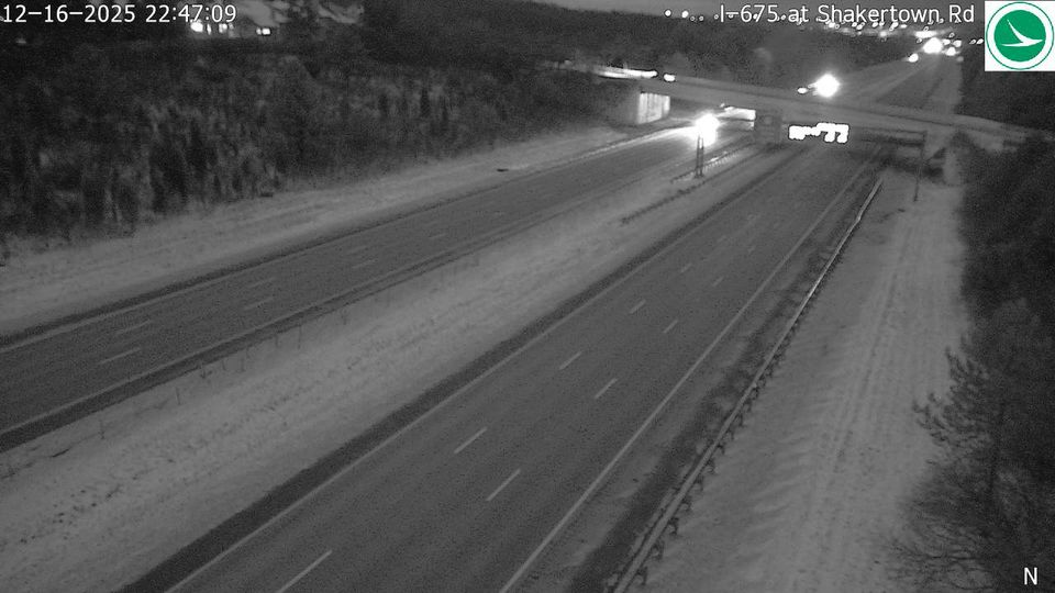 Beavercreek: I-675 at Shakertown Rd