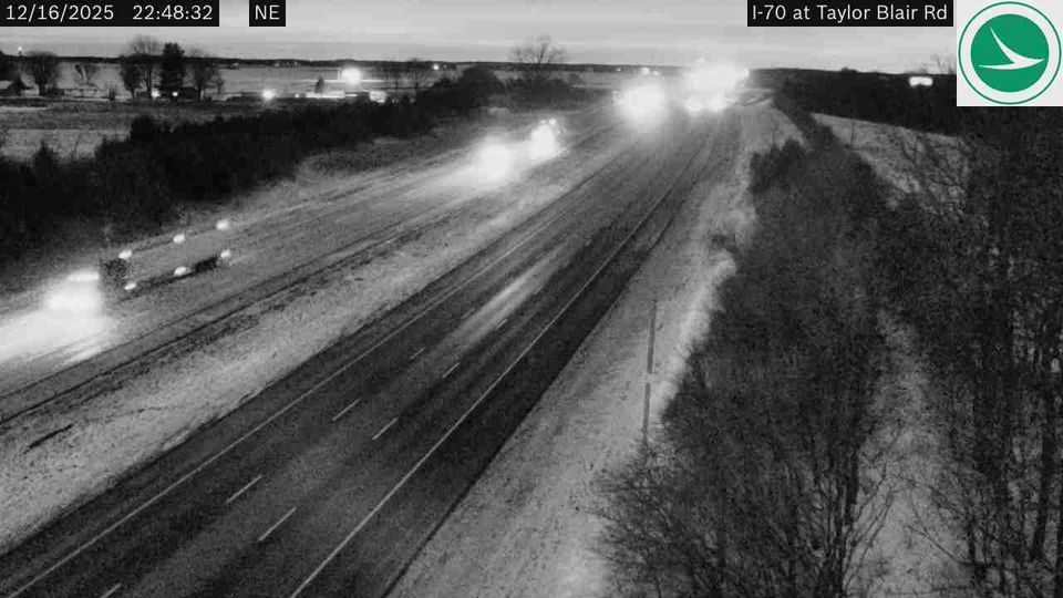 West Jefferson: I-70 at Taylor Blair Rd