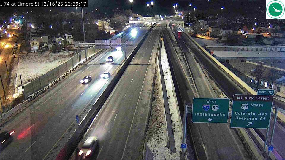 Cincinnati: Cumminsville: I-74 at Elmore St