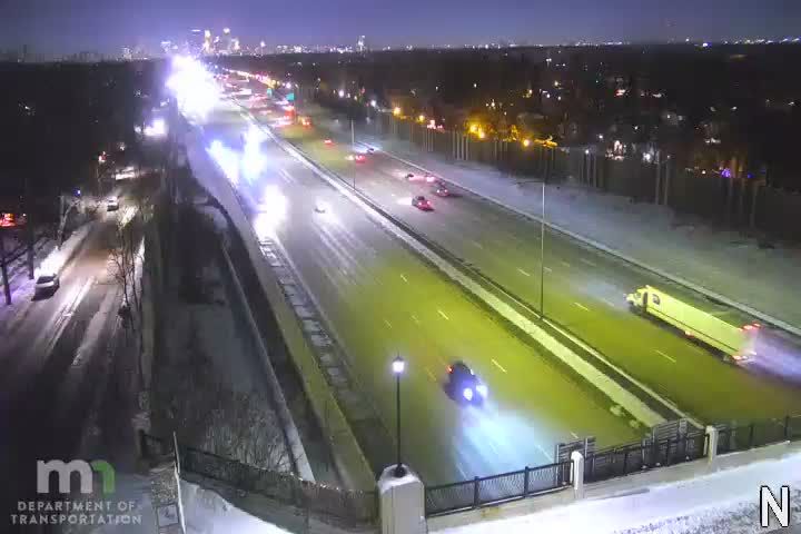 Minneapolis: Tangletown: I-35W SB @ 50th St