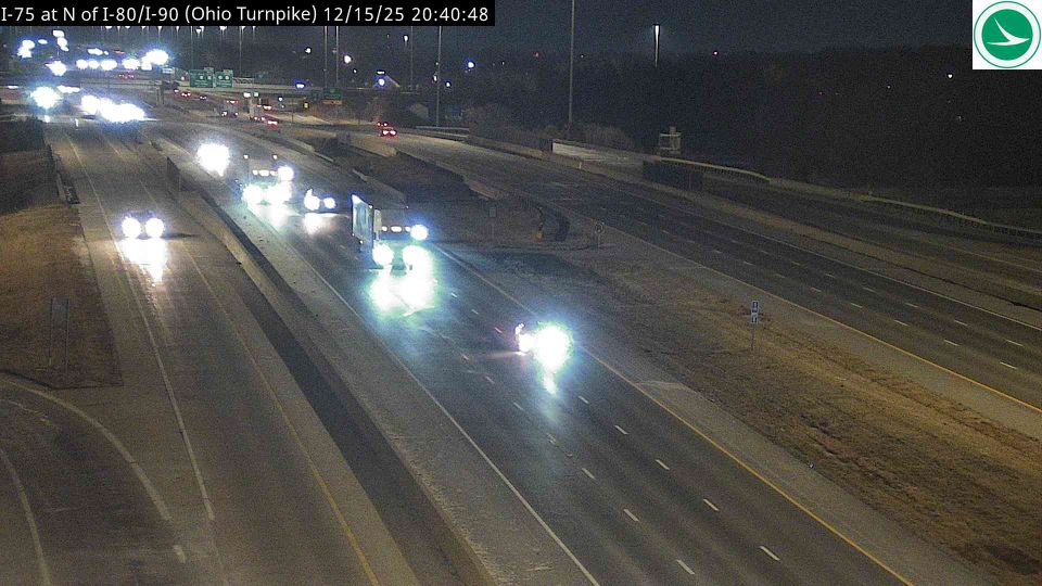 Rossford: I-75 at N of I-80/90 (Ohio Turnpike)