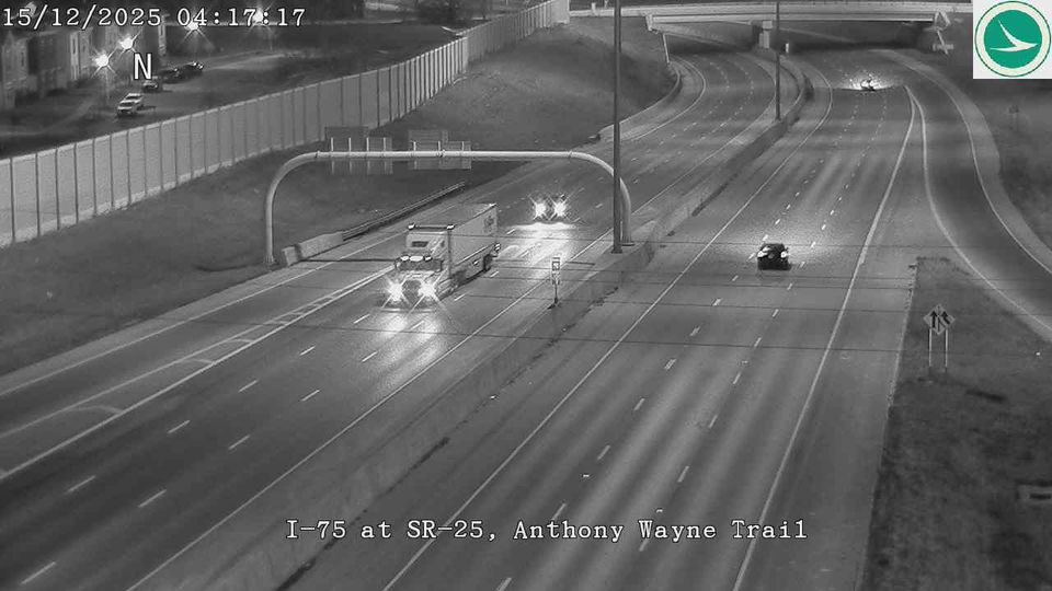 Toledo: I-75 at SR-25, Anthony Wayne Trail