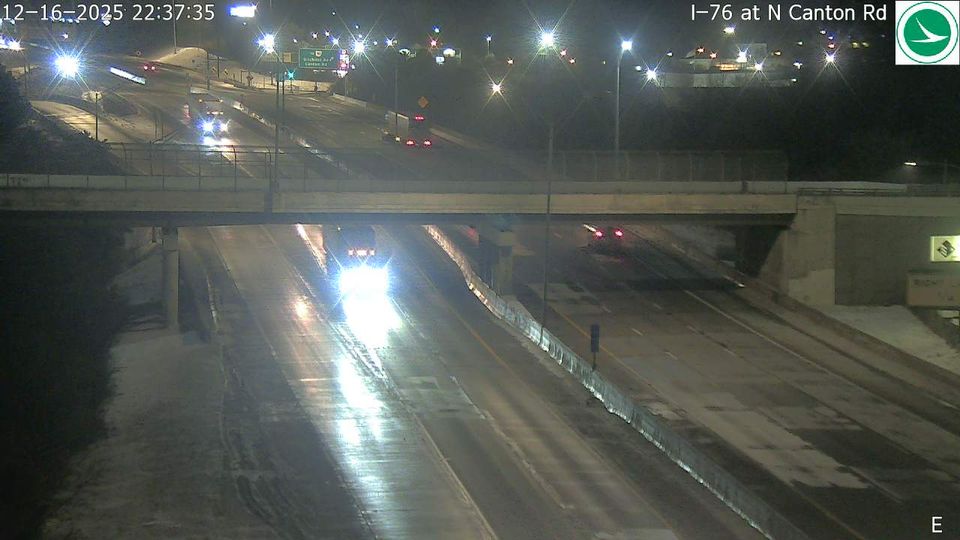 Akron: Ellet: I-76 at N Canton Rd