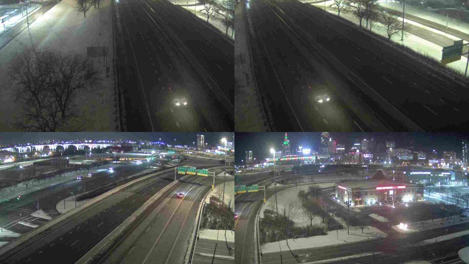 Cleveland: Playhouse Square: I-77 at S of I-90