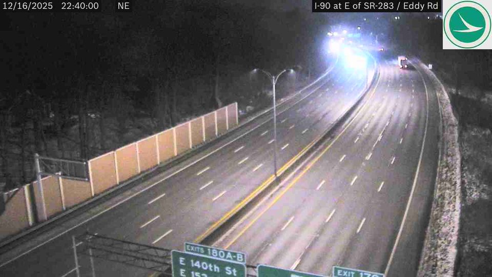 East Cleveland: I-90 at E of SR-283 - Eddy Rd