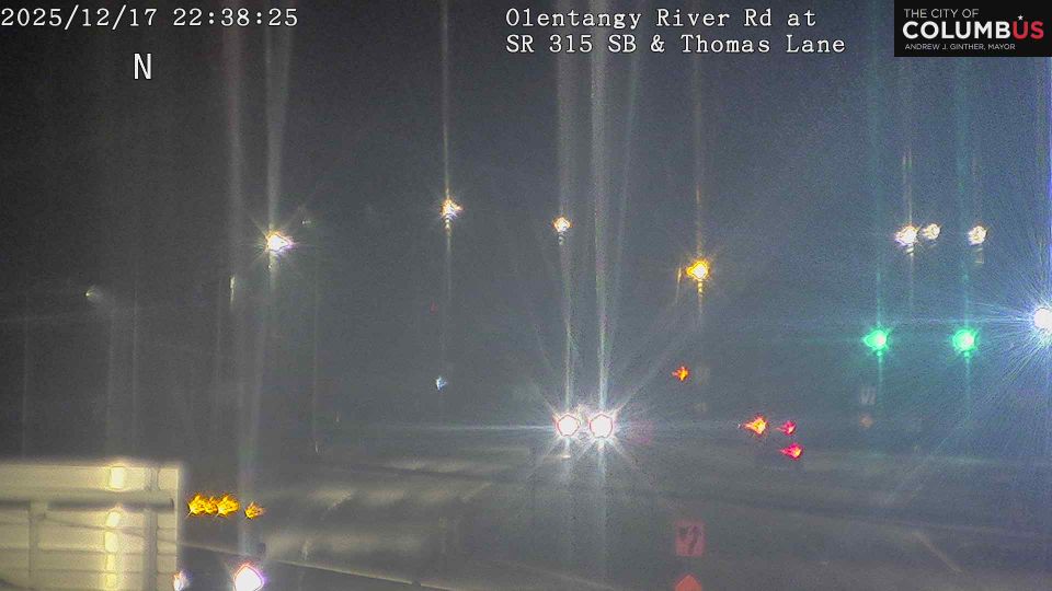 Columbus: Olentangy River Rd at SR-315 SB Ramp/Thomas Ln