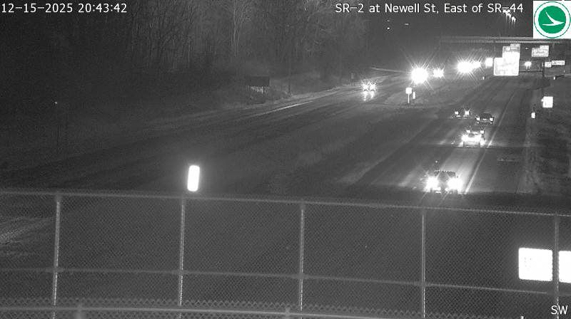 Painesville: SR-2 at Newell St, East of SR-44